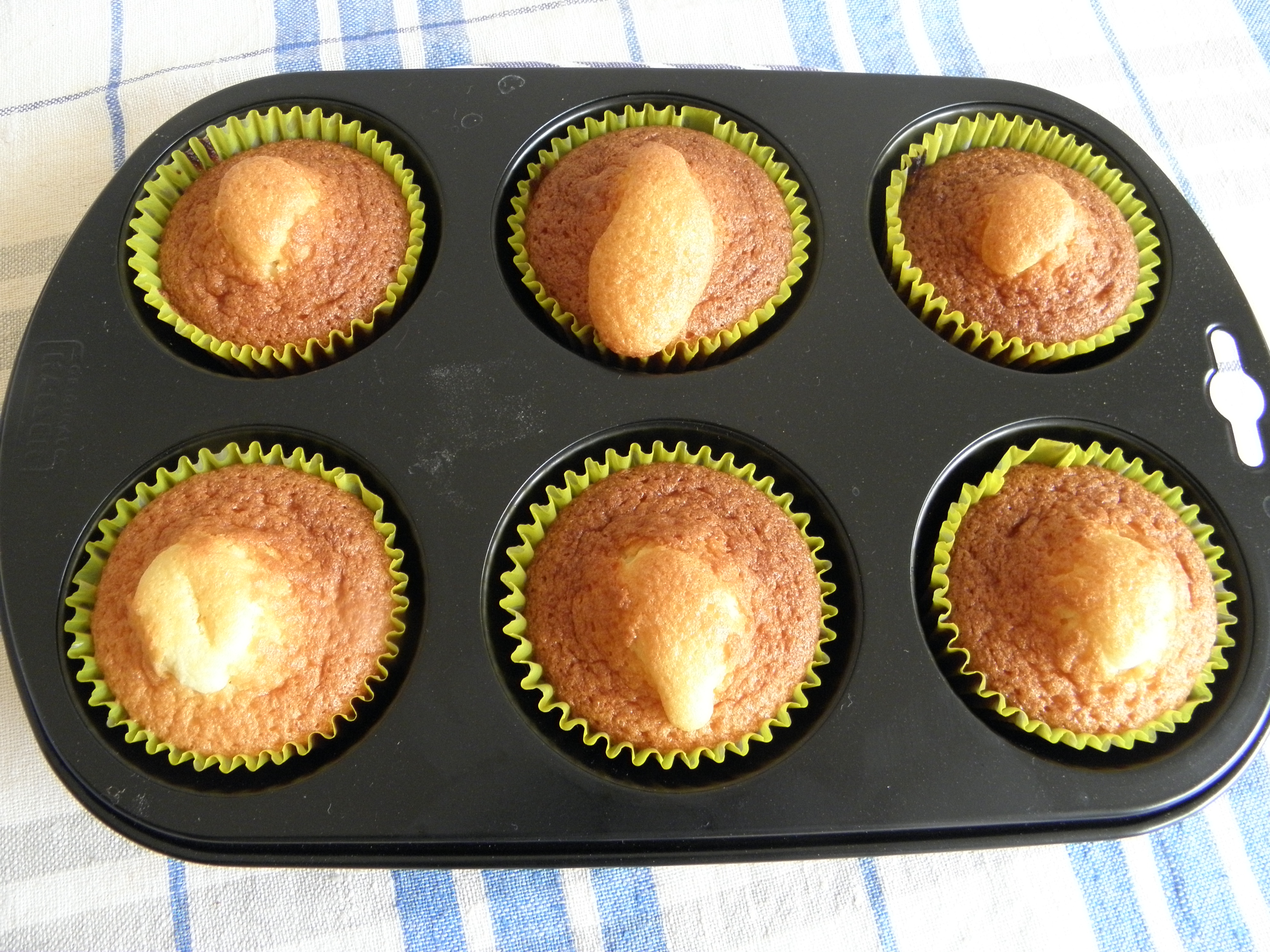 Cupcakes after baking